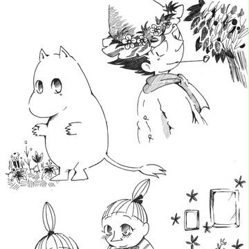 ムーミンらくがき②
