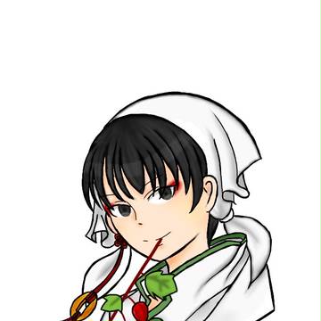 白澤をダンガンロンパ風に描こうとして失敗したやつ