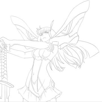 《KILL la KILL》斩服少女 双斩少女1