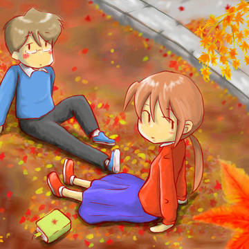 季節の移ろいを見守る君と、