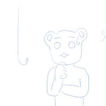 【毎日らくがき】釣り針でかすぎ（うろ覚え