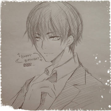 らくがき お誕生日絵
