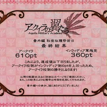 【AMA】最終章結果発表【アークイラ】