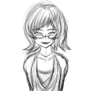 笑顔の女性