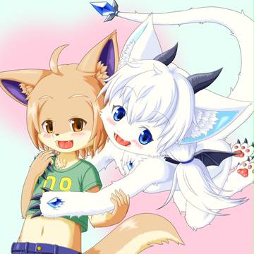 レオちゃんと姫様!