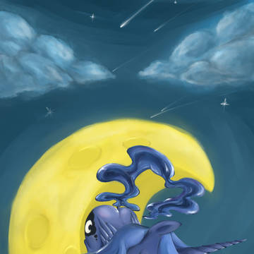 Rise the moon...Luna