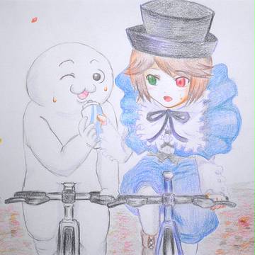 蒼星石と自転車