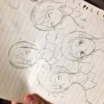 たまには手書きで←