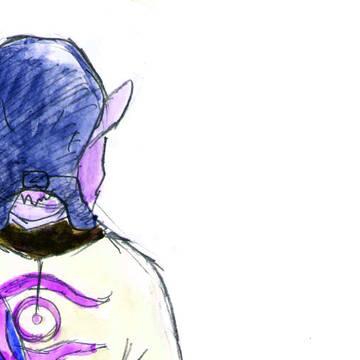 薬売り落書き