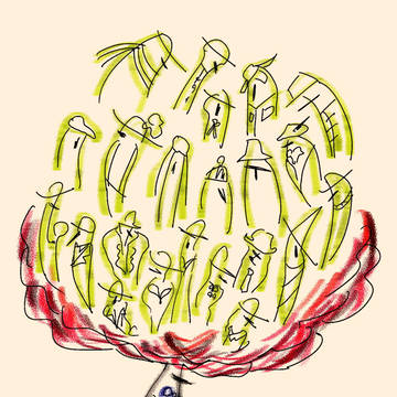 イラスト:頭の中を描いてみよう