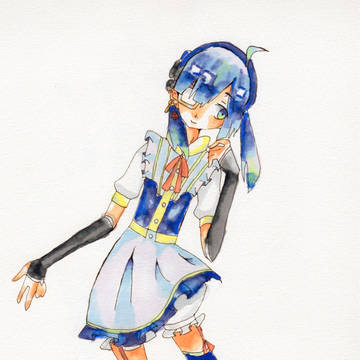 水色のあの子
