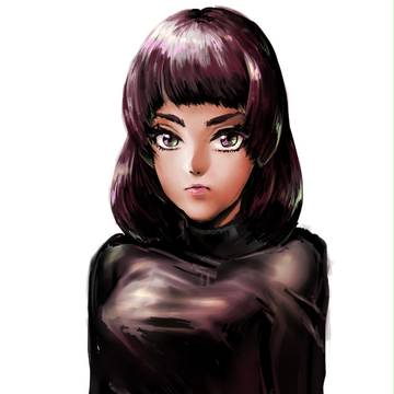 眉上バングはん