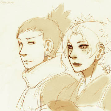 Shikamaru & Temari Sketches