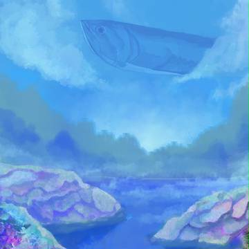 夢珊瑚礁の大魚