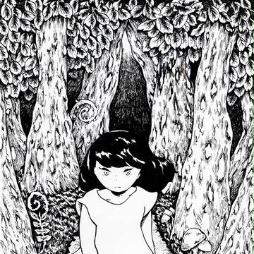 森を歩く