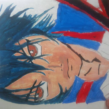 越前リョーマ下書き（インクこぼした←