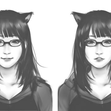 Girl with glasses