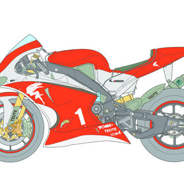 bike color red