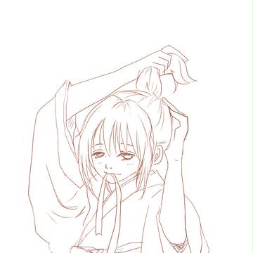 結わうは漆黒の髪