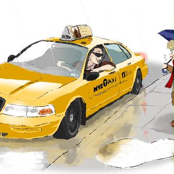 New Yorker Meets Yellow Cab
