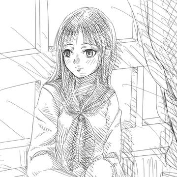 夕日