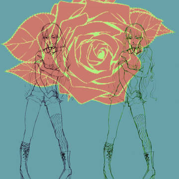 薔薇系女子