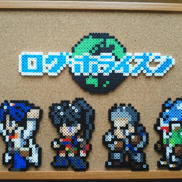 アイロンビーズでFF４風　ログ・ホライズン　