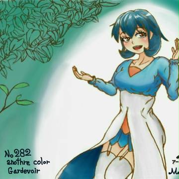 サーナイト擬人化をPAAで描いてみた
