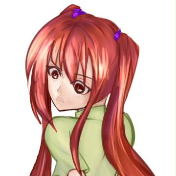 ツインテおにゃのこさん。