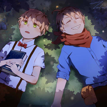 under the tree