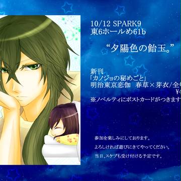 【10/12　SPARK9】お品書きと新刊サンプル
