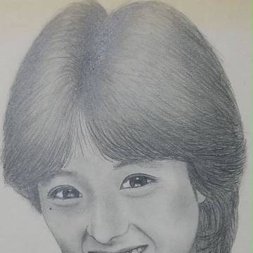 北原佐和子　似顔絵　
