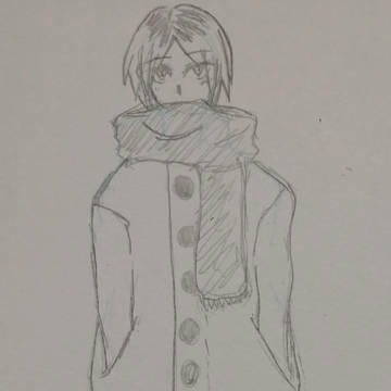 鉛筆がき