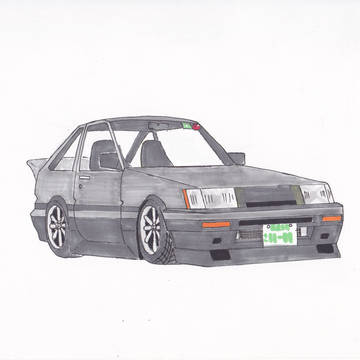 自分流のAE85by坂下正義仕様Var序盤