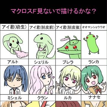 マクロスＦ見ないで描けるかな？