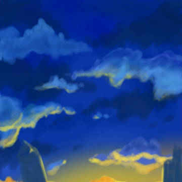 夜幕降临