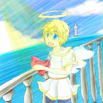 海に輝くわるつくん