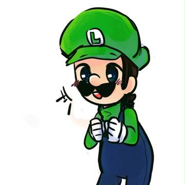 ルイージらくがき