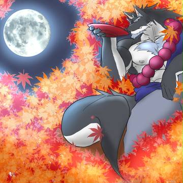 紅に身を寄せて