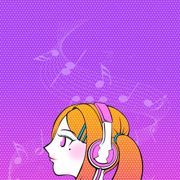 ヘッドホンガール