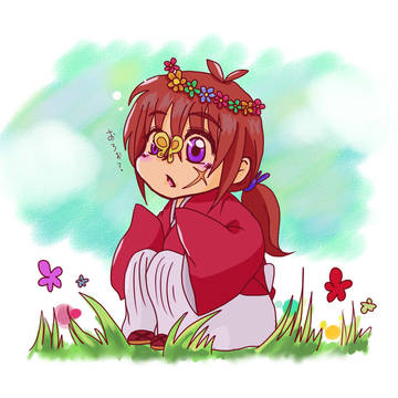 蝶々と花