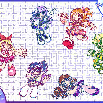 芸能人はカードが命!5 迷路ペーパー