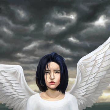 The dark clouds