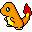ドット絵 32×32 ヒトカゲ