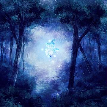 森の波紋
