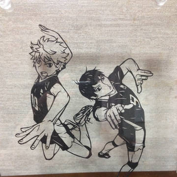 [切り絵]ハイキュー　日向翔陽＆影山飛雄
