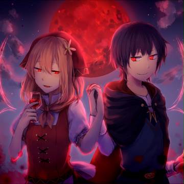 幻想乙女の赤い月