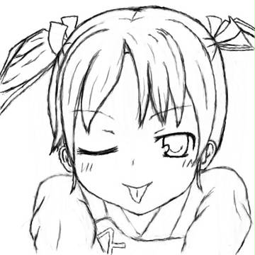 瑞鶴（線画）