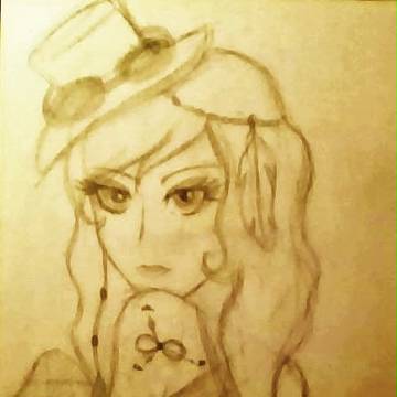 My first lady steamunk sketch