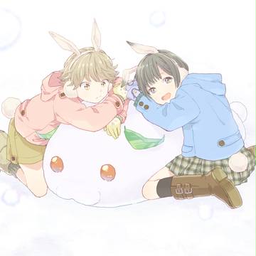 あったか雪うさぎ